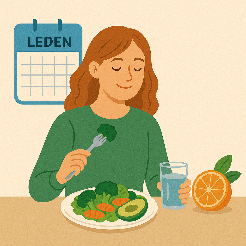 ilustrační obrázek na téma: „Lednový restart: 5 stravovacích návyků, které vás po Vánocích vrátí do pohody“