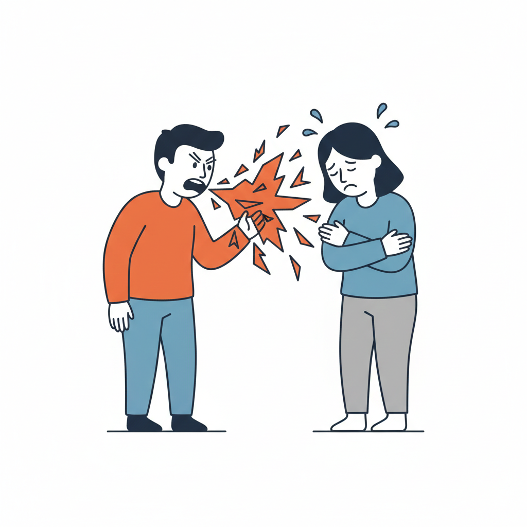 Ilustrační obrázek na téma Verbální agrese