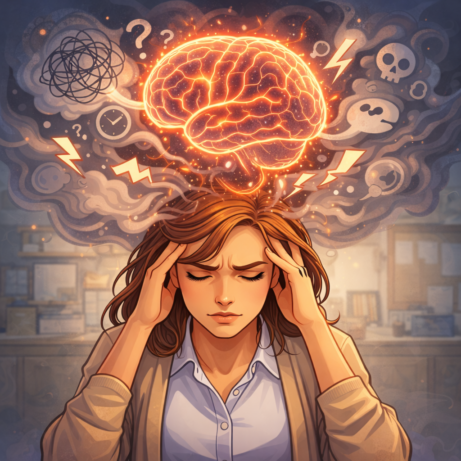 Ilustrační obrázek na&nbsp;téma stresu